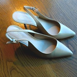 COPY - Michael Kors Heels Nude Sling Back, Size 7.5